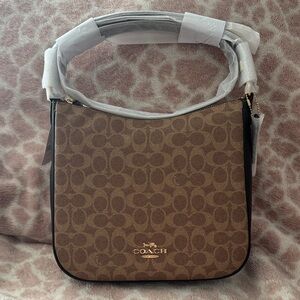 Coach Tan Signature Shoulder Bag